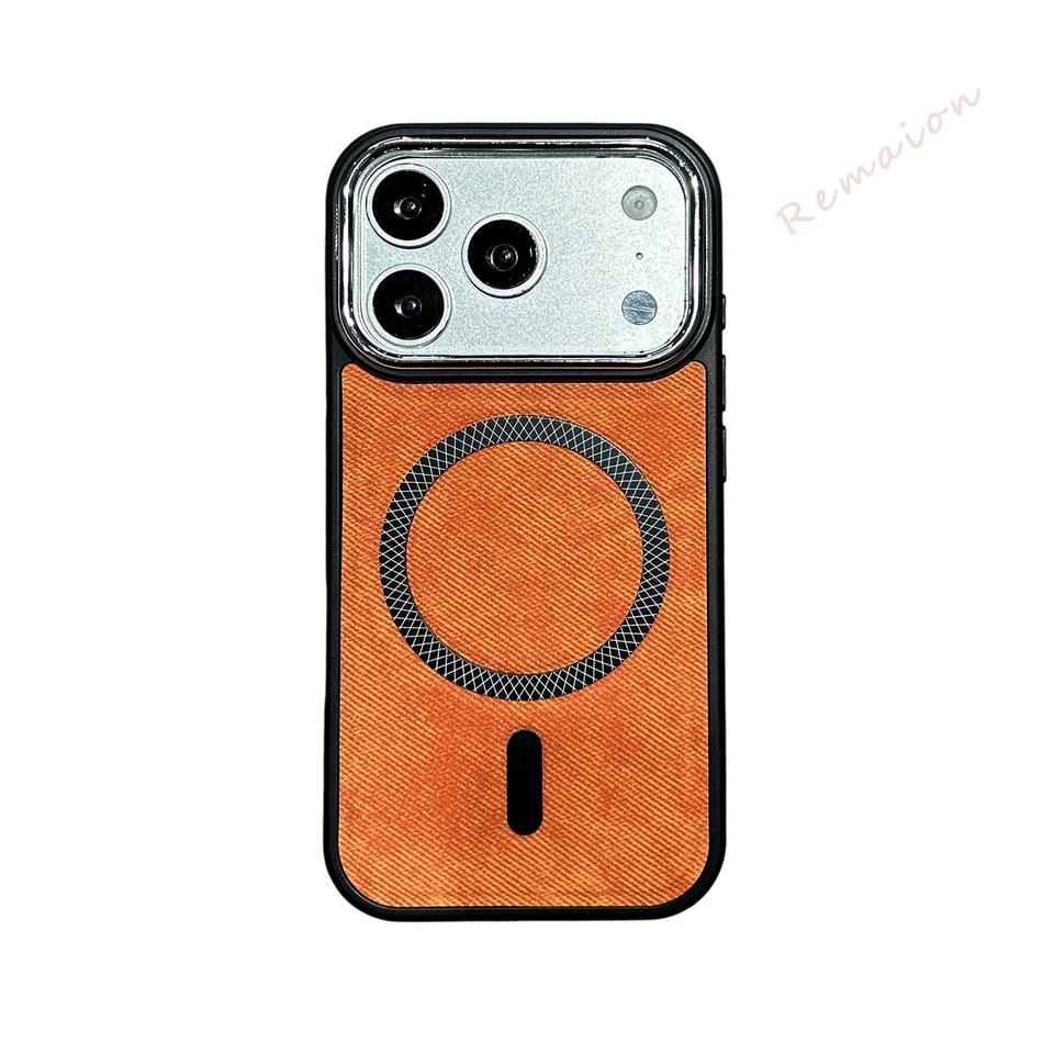 Magnetic Leather Phone Case For For Iphone 13 14 1 16 17 Pro Max Charging Shockproof Protector Cover