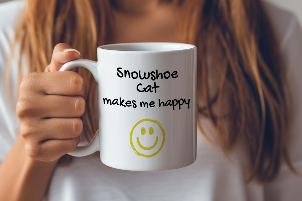 Snowshoe - cat mug, cheerful mug for a dog lover, personalized gift from the Art-Dog brand