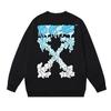 1238 Off-White 2026 Herbst/Winter Neu OW Geschmolzenes Pfeilmuster Herren und Damen Rundhals Hoodie
