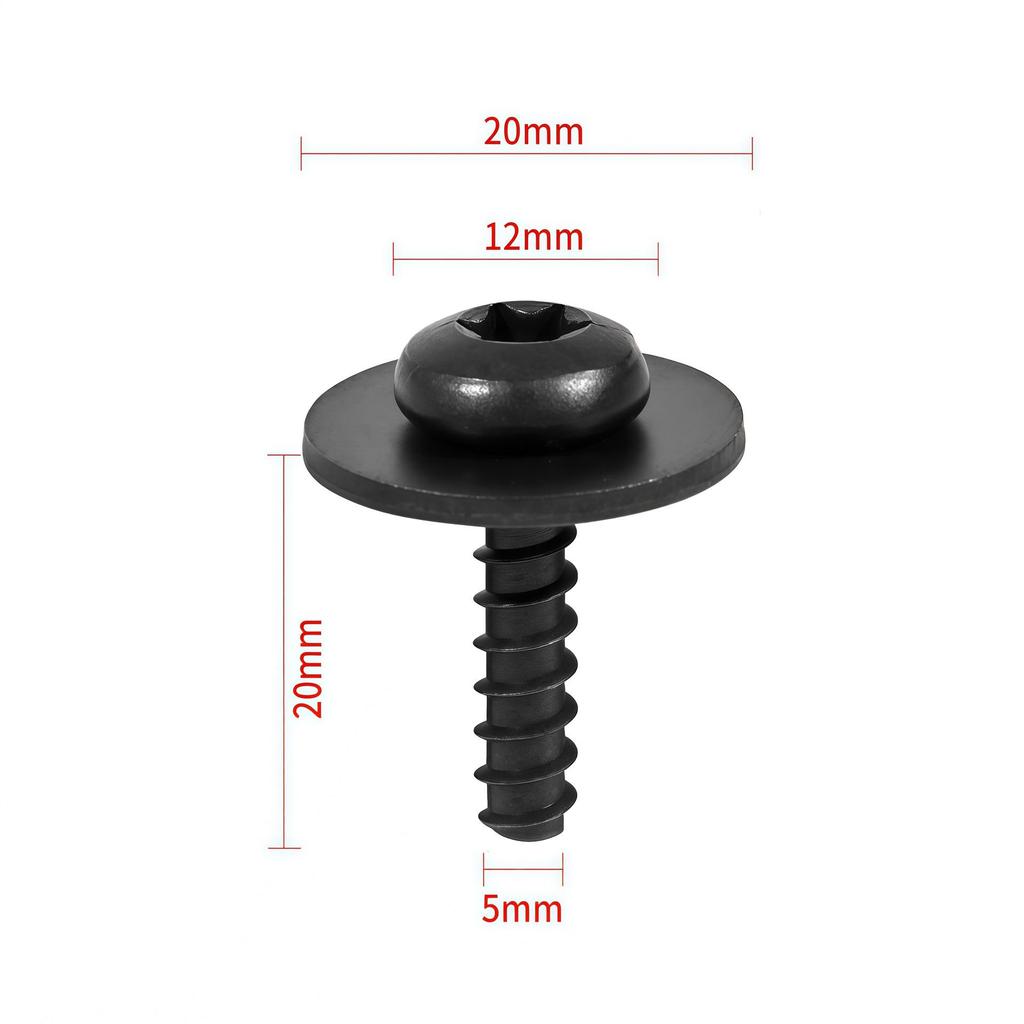Kit de Clips para Coche Ford Lincoln: Cubierta del Motor, Cubierta del Chasis, Tornillo Perno Tuerca Clips T30.