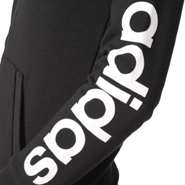 adidas Not Sports Specific Logo Printed Hooded Jacket Women Jacket Black S97076