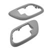 New Set 2 Inside Interior Door Handle Bezels Trim Gray For Chevy Truck 95-99