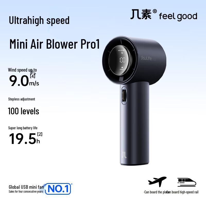 JISULIFE Pro Series High-Speed Portable Handheld Fan