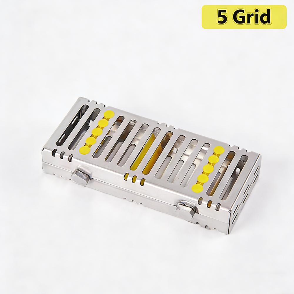 5/10/20 Holes 1 Piece Dental Stainless Steel Disinfection Placing Box Tray for Dental Instrument Disinfection Plate