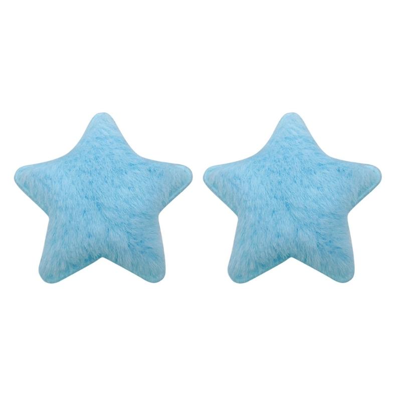 Coppia di Decorazioni per Cuffie da Gioco in Peluche Morbidi Proteggi Pad Auricolari per Comfort e Riduzione del Rumore Opzione Multicolore