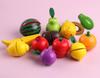 Wooden Play Kitchen Set: Cutable Fruits & Vegetables for Kids
