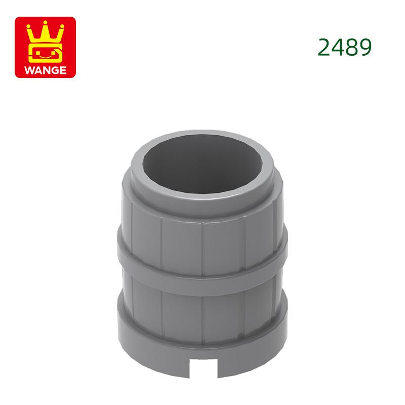 Non-Toxic 69Pcs/Lot No.2489 Container Barrel 2 X 2 X 2 Block Moc Color Accessories Compatible With Brick Diy Children'S Toy Assembly Parts