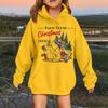 Children's Fashionable Casual Long-sleeved Loose Christmas Print Pullover Hooded Sweatshirt