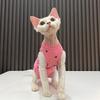 New Love Print Summer Pet Clothes Sphynx Hairless Cat Devon Clothes Stretch Anti-Drop Four-legged Clothes Thin Thermal Air Condi