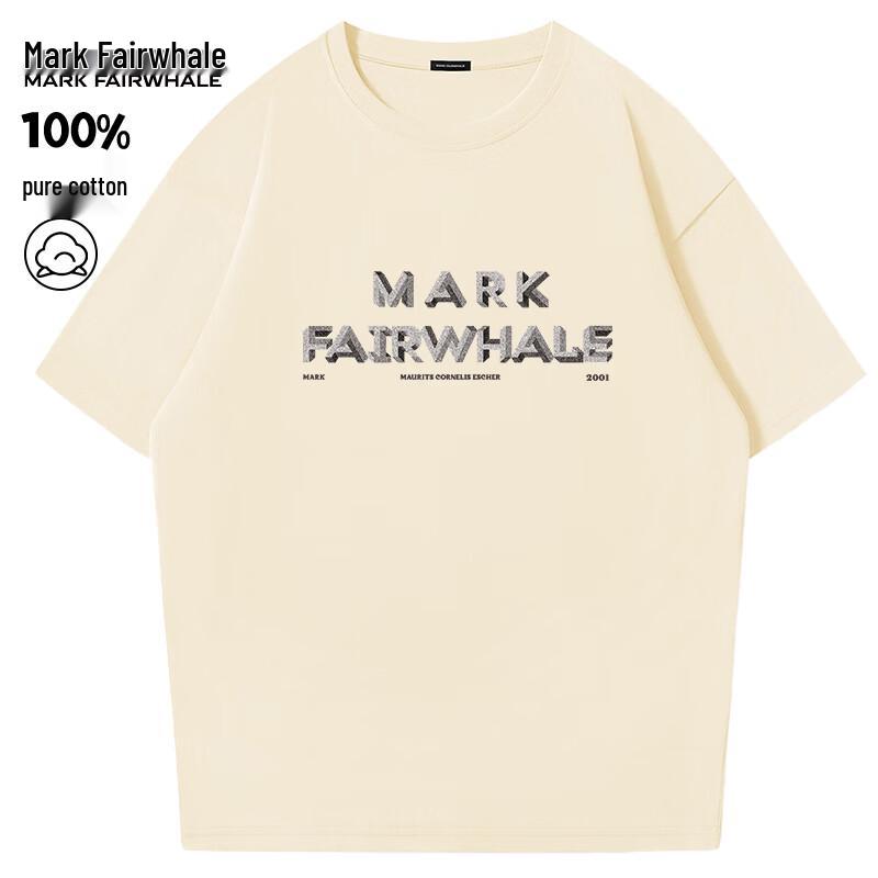 Mark Hua Fei Men's Retro Trendy Cotton T-Shirt