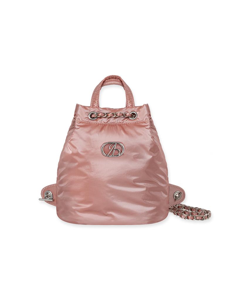 Abeehums Glossy Mini Backpack Abh348-708 Pink