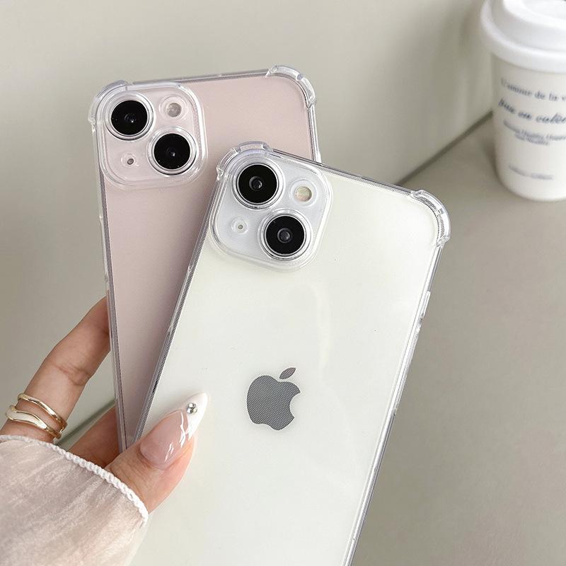 Soft Shockproof Transparent Phone Case For iPhone 17 16 15 14 13 12 11 Pro Max 7 8 Plus XS X XR Mini SE Clear Bumper Back Cover