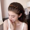 Korean Women's Forehead Bangs Headband for Washing Face - Wave Clip for High Skull Hair