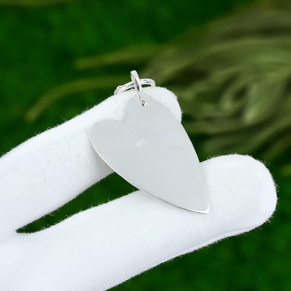 Friendship Day Deal Citrine Rough Gemstone 925 Sterling Silver Pendant Jewelry