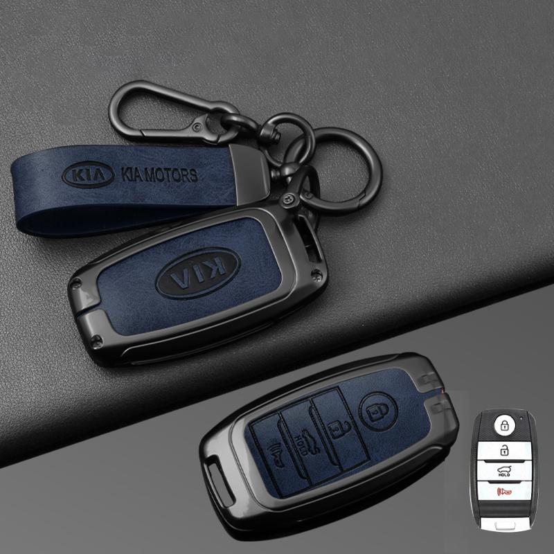 3/4 Buttons Zinc Alloy Car Smart Key Case Cover Shell For KIA Sportage Cerato Optima K2 K3 K4 K5 RIO Picanto Soul Sorento Sedona