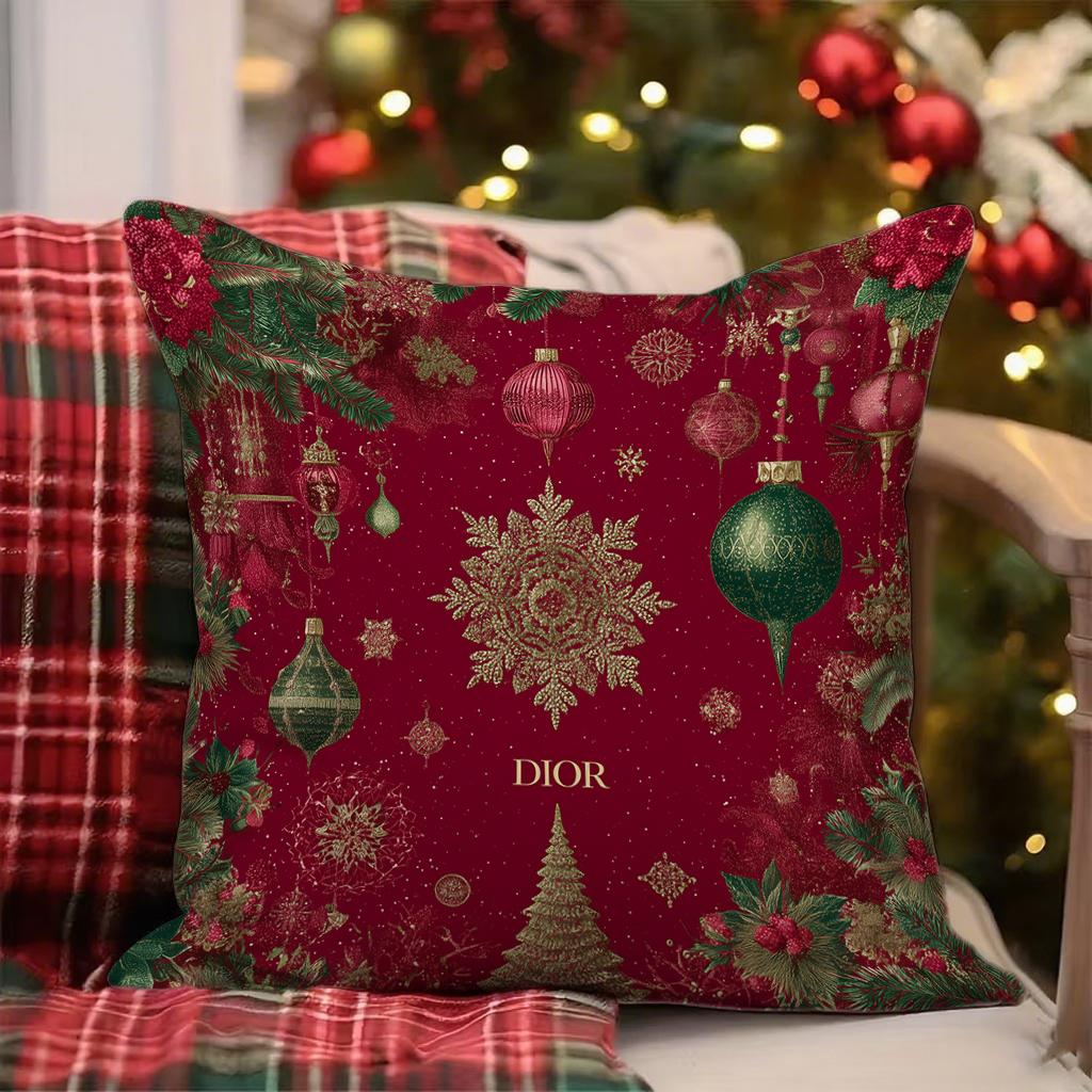 Festive Christmas Patterned Pillow CoversSuitable for Sofa Car Bedroom Decorative Cushion Cover Pillow Cover