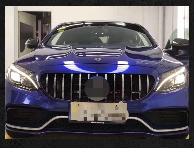 Mercedes-Benz C-Class W205 Double Projector LED Headlight for C200 C260 C300 C400 - Low to High Configuration