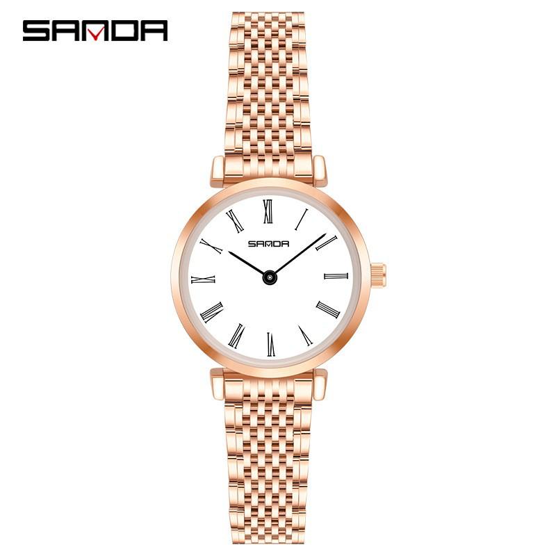 Sanda Universal Luxury Quartz Waterproof Watch for Business and Commuting - High-End Couple's Wristwatch