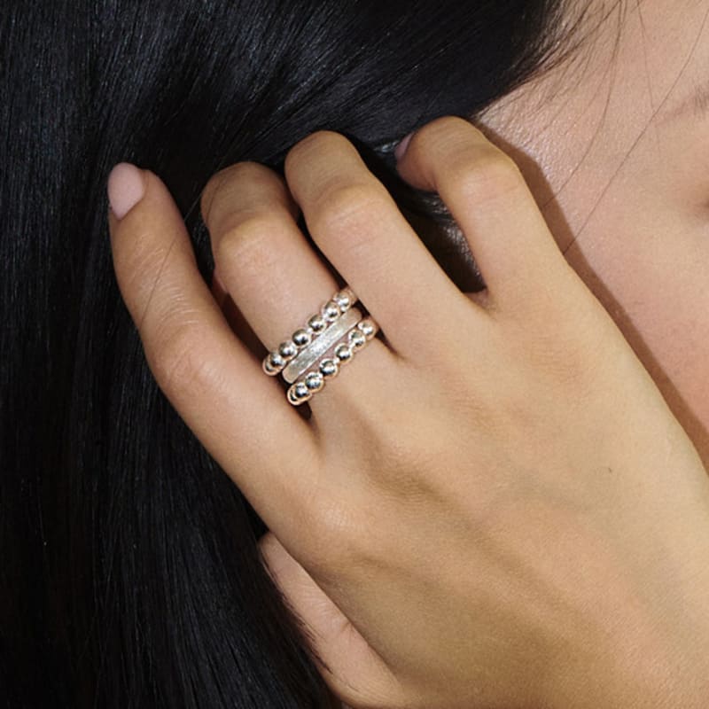 SULTANA Orbit ball ring