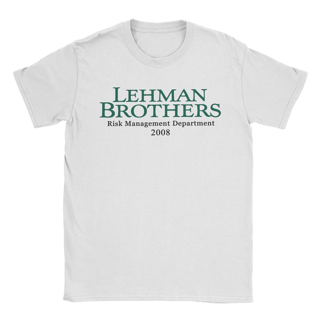 Lehman Brothers Řízení rizik Finanční krize Stážista Pánská trička 100% bavlna Ležérní trička Kulatý výstřih Tričko Dárek