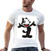 Strips  krant  grappig  felix  elex T-shirt heren grafische t-shirts man t-shirt designer man t