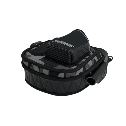 SK11 PRO-G15 Nail Bag with Holder, Reinforced Bottom, Gray Camouflage Fabric