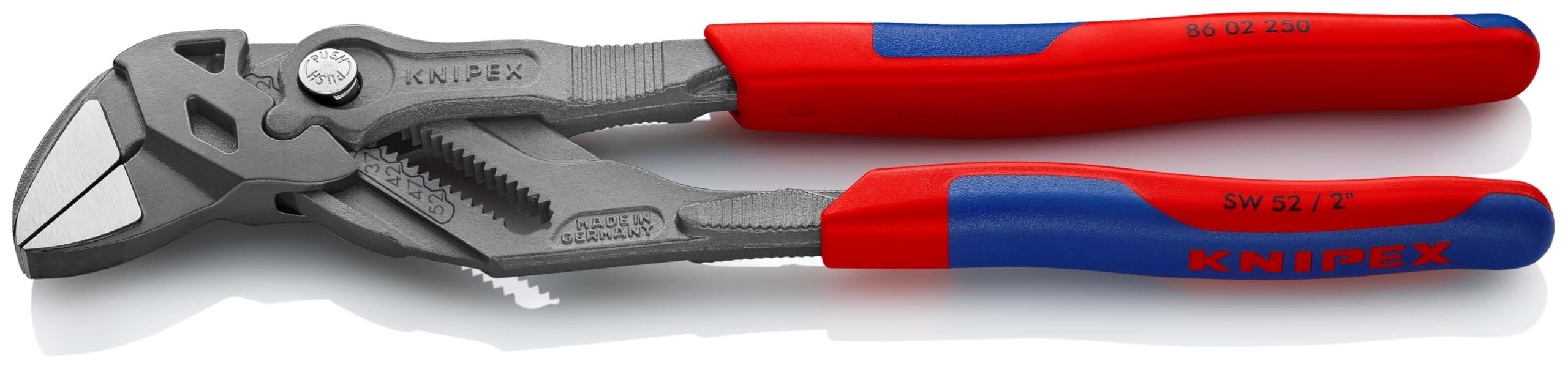 

KNIPEX Пассатижи Комфорт Гаечный ключ из цинкового сплава, 250 мм, Ручка, Покрытый, 8602-250