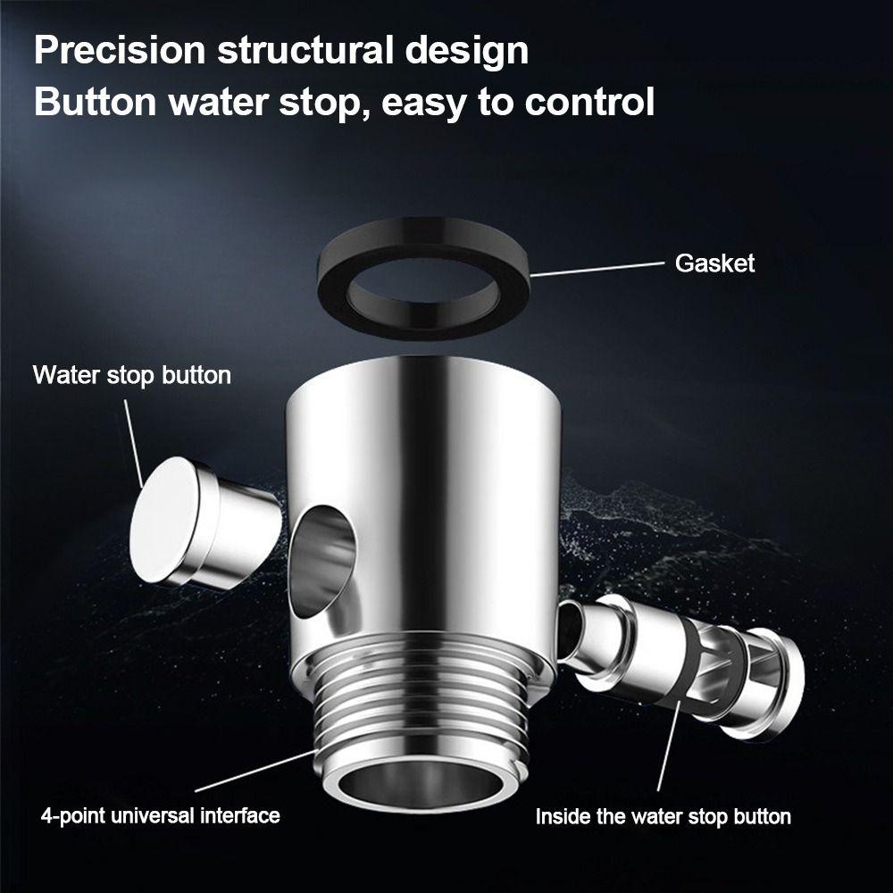 Plastic Shower Head Water Stop Valve Shower Head Control Switch  Shower Accessories