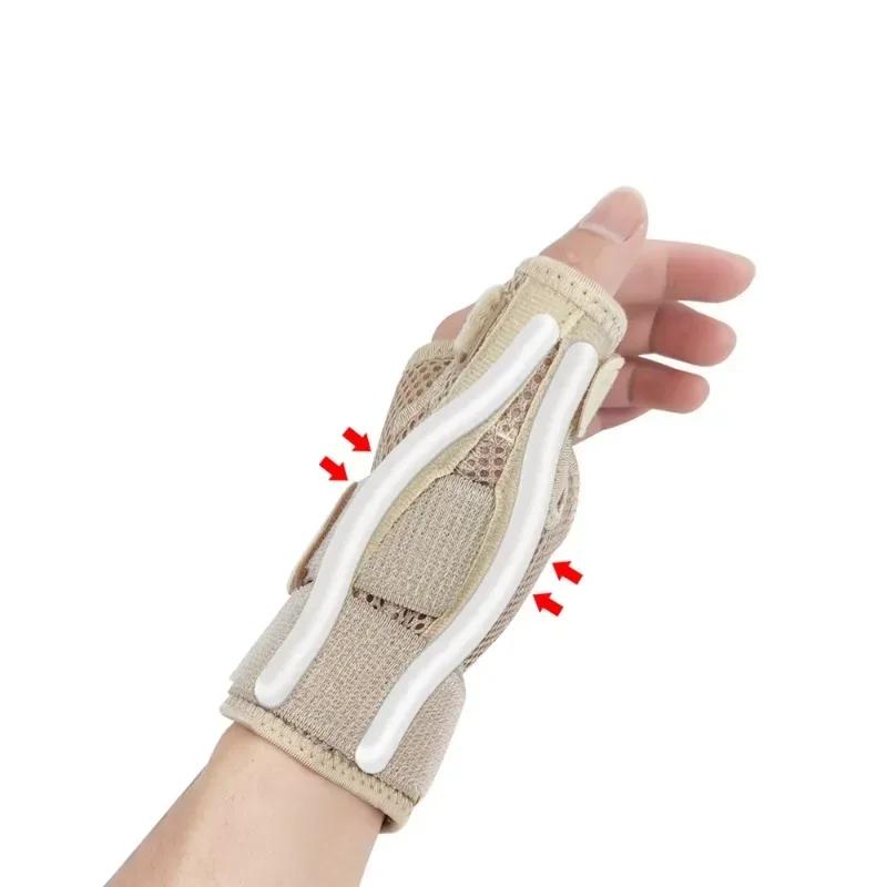 1PC Flexible Splint Wrist Thumb Support Brace for Tendonitis Arthritis Breathable Thumb Protector Guard Fits Right and Left Hand