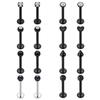 1-16pcs 16G Stainless Steel Lip Rings Studs Medusa Labret Monroe Tragus Helix Cartilage Forward Earrings Piercing Jewelry Black