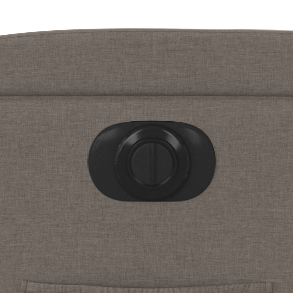 Elektrischer Relaxsessel Taupe Stoff