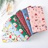 0.5m/1m/2m Pure Cotton Twill Christmas Printed Fabric for Sewing Tablecloths Curtain Scene Decoration Children's Clothing Fabric