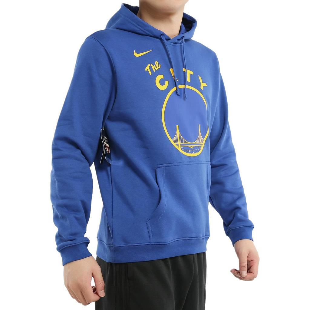 Nike NBA Drawstring Fleece-Lined Hoodie Men Hoodie Blue CI4521-495