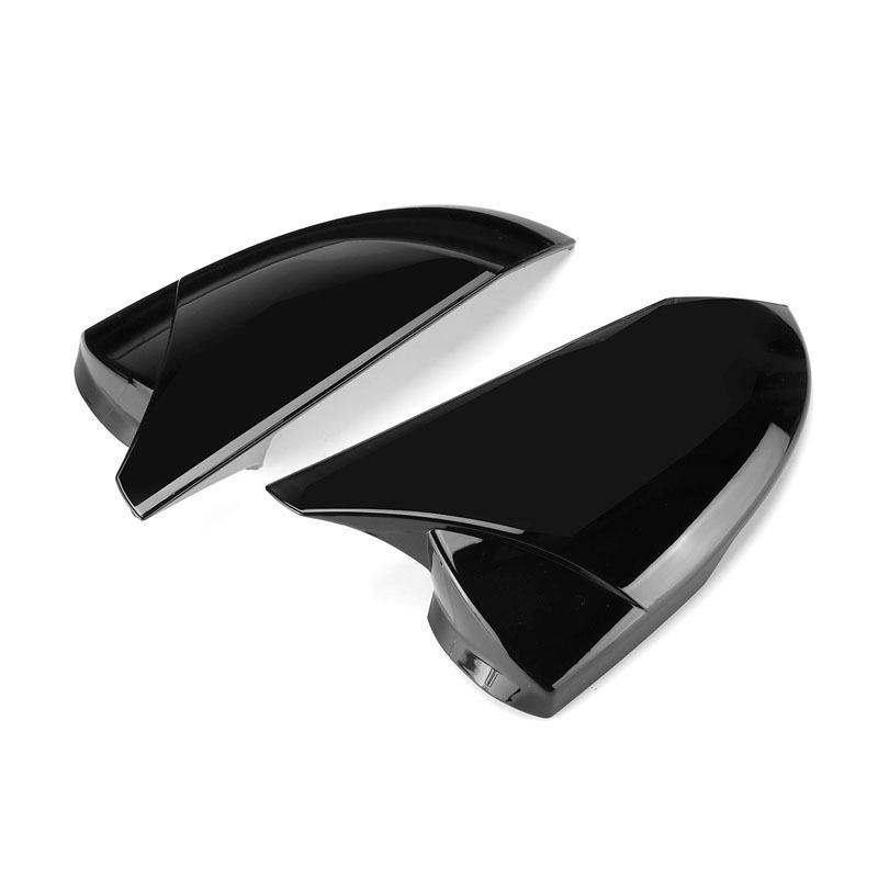 Carbon Fiber Rearview Mirror Cover for 2021 Elantra - Glossy Black Finish