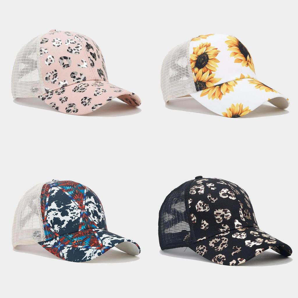 Cappellino da Baseball Estivo da Donna con Rete Traspirante in Poliestere per Protezione Solare Viaggi all'Aperto