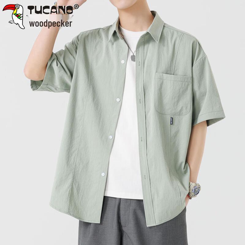 TUCANO Men s Summer Cooling Lapel Short Sleeve Shirt XL
