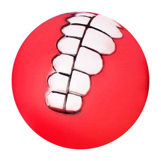 Teeth Ball Dog Chew Toy Bite Resistant Squeaky Ball Pet Interactive Toy Small Medium Large Dogs Teething Cleaning Ball Toy