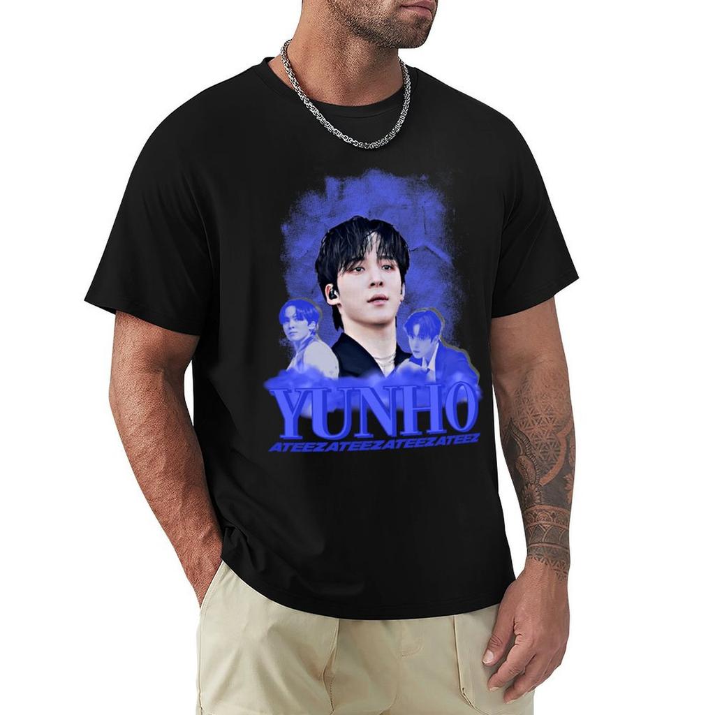 Icy Vintage Yunho TShirt Casual Streetwear Short Sleeve Tee