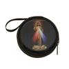 Catholic Rosary Pouch Religious Jewelry Storage Box Coin Purses Rosary Prayer Bag Religious Jewelry Storage Box Gift