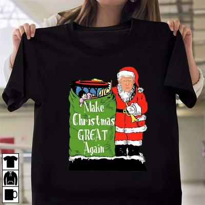 Donald Trump Make Christmas Great Again Funny Unisex Cotton TShirt Unisex T-Shirt