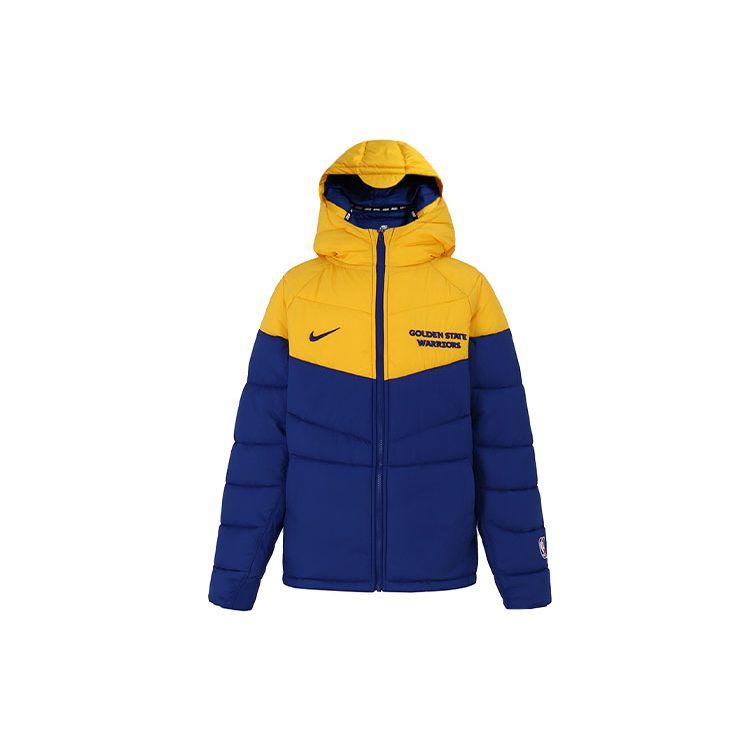 Nike Jachetă cu glugă din bumbac Sport Casual Jachete pentru copii Albastru Galben 3Z2B7FEXT-WAR