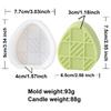 Easter Embossed Egg Flower Rabbit Candle Silicone Mold DIY Animal Bunny Scented Soap Plaster Making Mould Home Decor