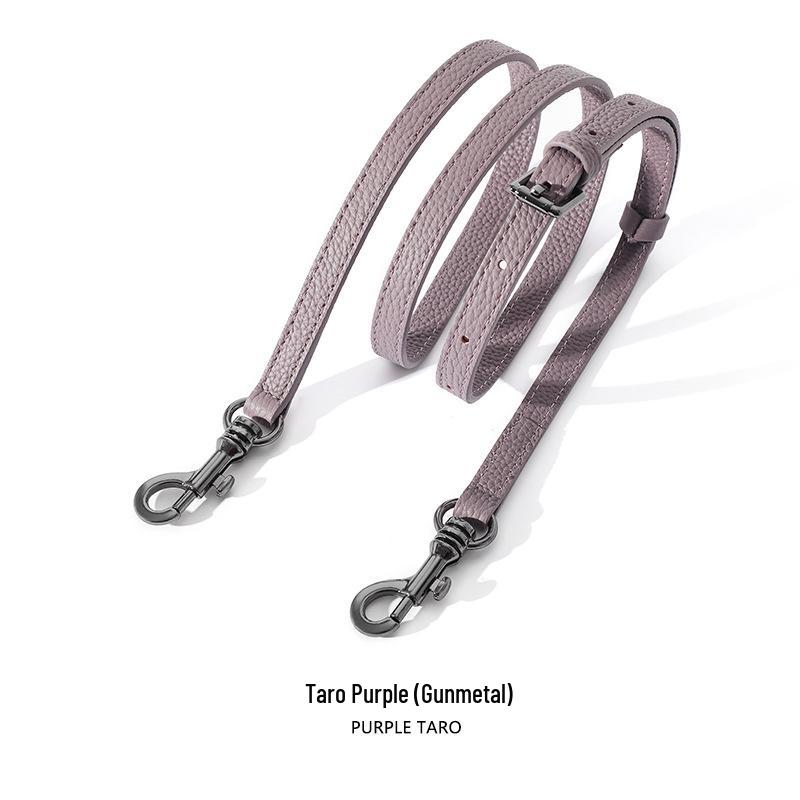 Mahuangshi Echtes Leder Litschi-Muster Taschenriemen A-74 - Dünner, langer Schulterriemen aus Rindsleder für Umhängetaschen, Einzelkauf.