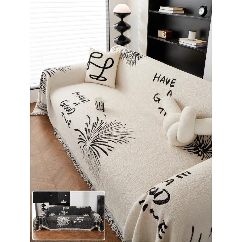 The New Sofa Towel Full Cover Cloth All Seasons Universal Simple Modern Anti-cat Scratch Sofa Cover Towel, Sofa Blanket