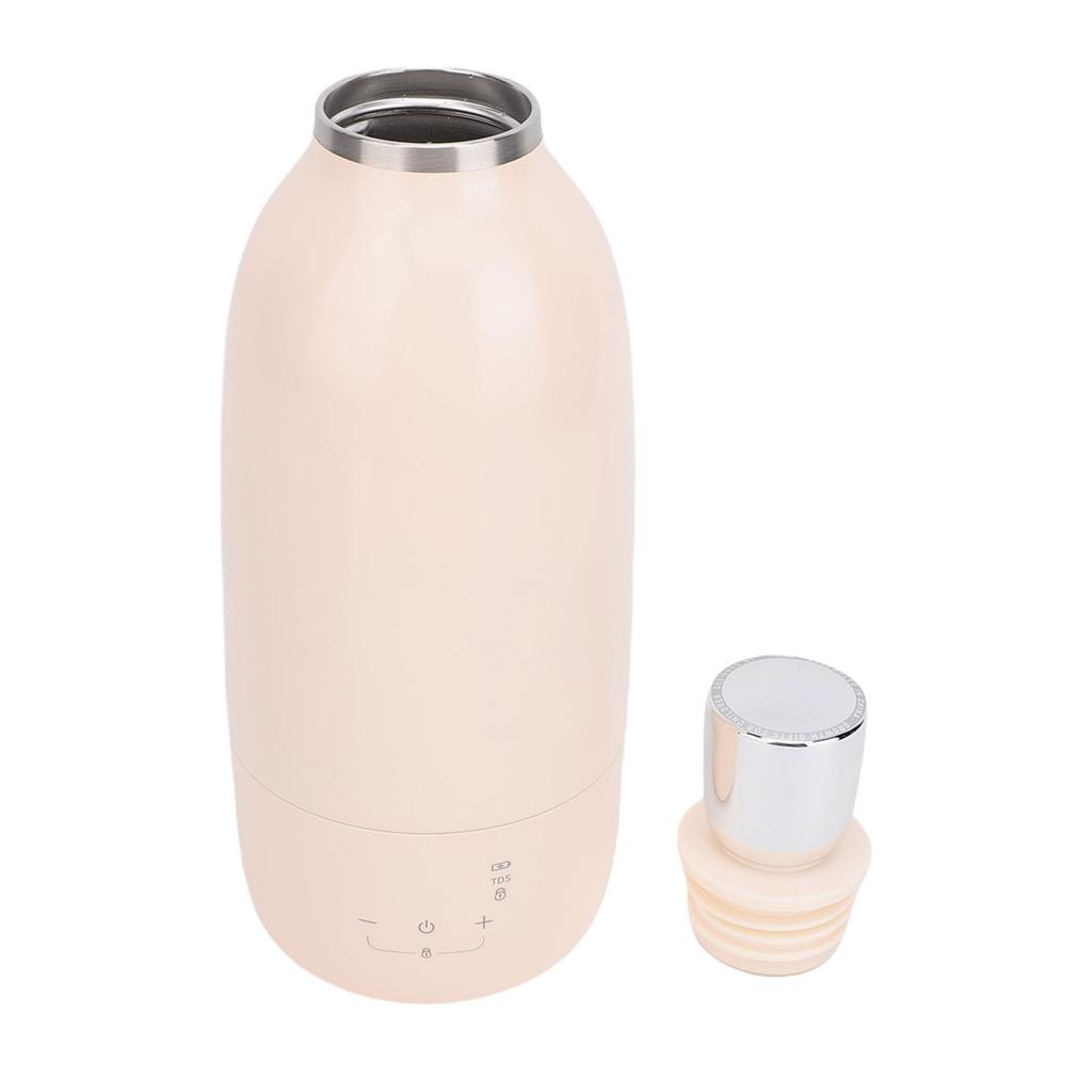 Portable Milk Warmer 500ml Insulated Stainless Steel Rechargeable Cordless Portable Hot Water Boiler for Travel Car