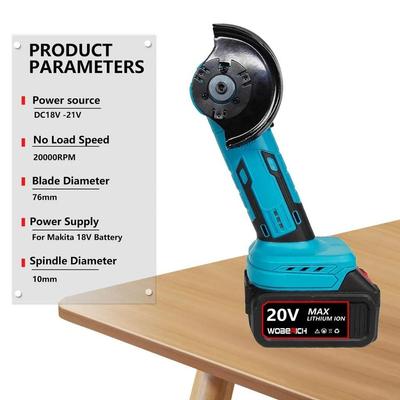 3 Inch Portable Rechargeable Mini Cutting Machine Brushless Electric Angle Grinder Multifunctional Polishing Machine