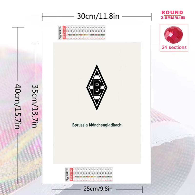 Geometric Letter B 100% Round Full Drill 5D DIY Diamond Painting Embroidery Cross Stitch Rhinestone Decor
