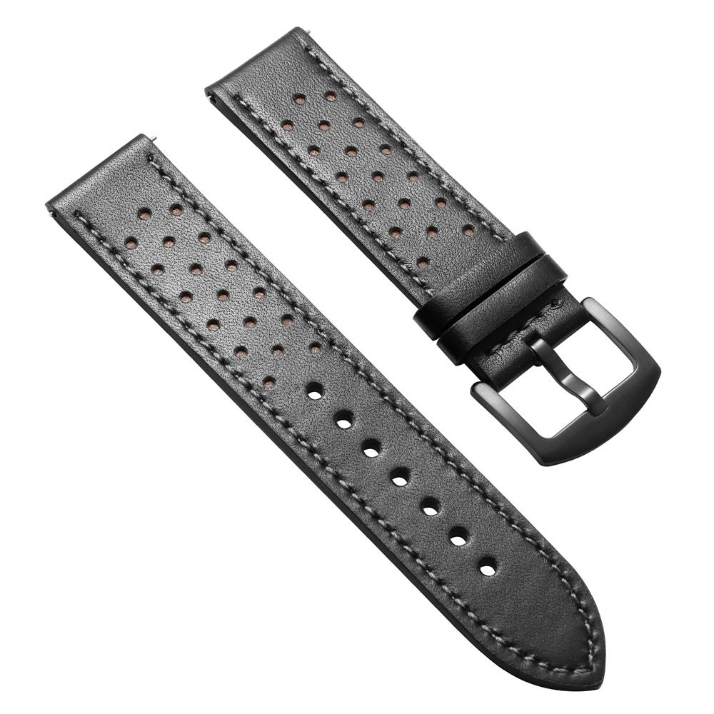 

Мягкий кожаный ремешок для часов 20 мм 22 мм, дышащий, деловой, для мужчин и женщин, для Huawei Watch GT5/4, винтажный браслет 20mm