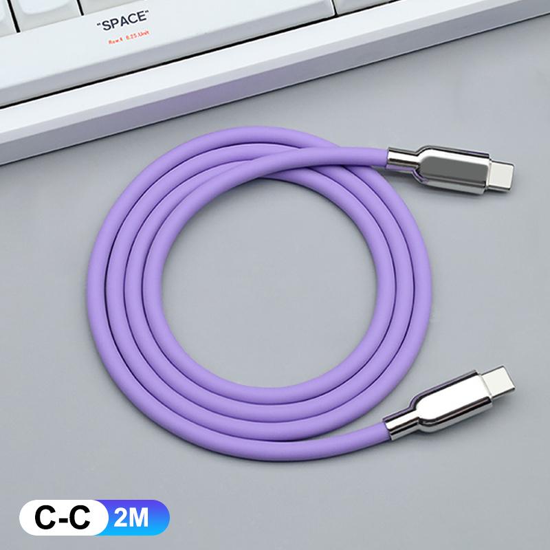 240W Pd3.1 Liquid Silicone Usb C Type-C Fast Charging Cable 15 16 17 S23 S24 S25