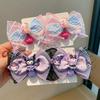 2026 New Style Kuromi Bow Hair Clips for Girls - Melody Hanfu Children's Headdress Accessories